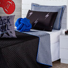 Kit Cobre Leito Rock Dupla Face C/ Almofadas Solteiro 06 Peças