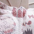 Kit Cobre Leito Rolinho Casal + Porta Travesseiro Toque Macio