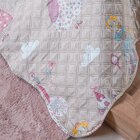 Kit Cobre Leito Rolinho Casal + Porta Travesseiro Toque Macio