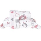 Kit Cobre Leito Rolinho Solteiro + Porta Travesseiro Toque Ma