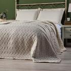 Kit Cobre Leito Sherpa Pele De Carneiro Casal Padrão 3 Peças