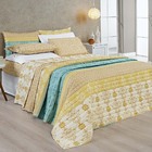 Kit Cobre Leito Sofia Casal Queen 03 Peças Micropercal 200 Fi