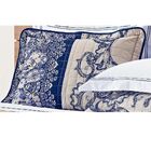 Kit Cobre Leito Solteiro 02 Peças Percal 200 Fios Nobre Azul