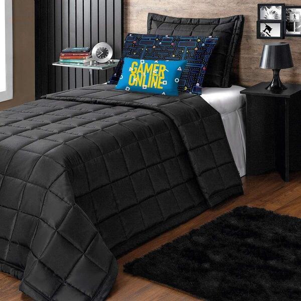 Kit Cobre Leito Solteiro Dupla Face Game Still 5 Peças