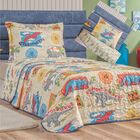 Kit Cobre Leito Solteiro E Lençol 4 Peças Jurassic - 100% Pol