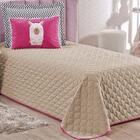 Kit Cobre Leito Solteiro Lhama Micro Fibra C/ Almofada 4 Peça