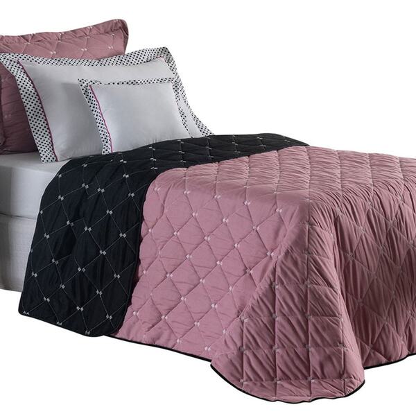 Kit Cobre Leito Solteiro Renove Bordado Hipercal 400 Fios 4 P