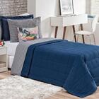 Kit Cobre Leito Solteiro Skate Meninos Percal 150 Fios 4 Peça