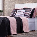 Kit Cobre Leito Sophia Dupla Face C/ Almofadas Queen 07 Peças