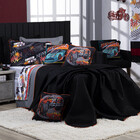 Kit Cobre Leito Speed Car Dupla Face C/ Almofadas Solteiro 05