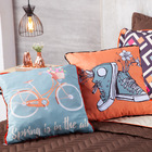 Kit Cobre Leito Spring Retrô Dupla Face C/ Almofadas Solteiro