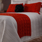 Kit Cobre Leito Sthella Palha/laranja Dupla Face C/ Peseira E