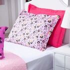 Kit Cobre Leito Super Girl Dupla Face C/ Almofadas Queen 07 P