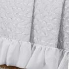 Kit Cobre Leito Super King Donna Lux Tecido Voal Fitado 7 Peç