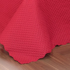 Kit Cobreleito E Lençol Liberty Queen Com Almofadas Vermelho