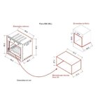 Kit Coifa Nardelli Vidro Curvo Inox Duto Slim 75 Cm + Forno E