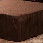 Kit Colcha 3 Peças 2 Em 1 Cama Box Casal Padrão Tabaco Casa D