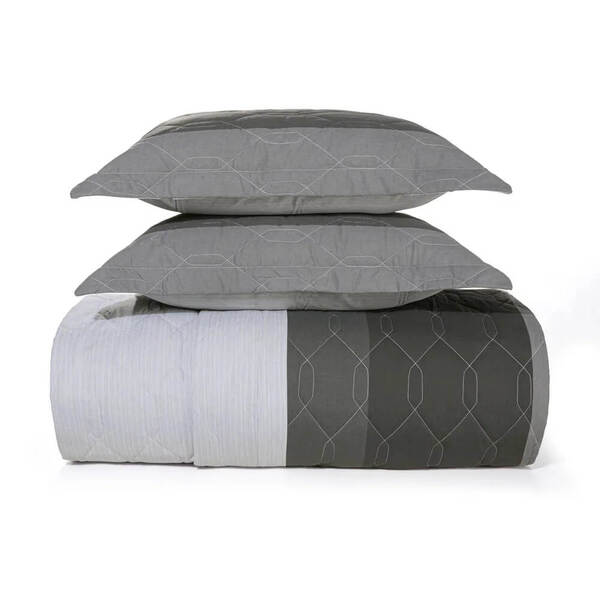 Kit Colcha / Cobre Leito King 180 Fios Em Algodão - Karsten C