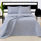 Kit Colcha / Cobre Leito King Chambre Dupla Face - Lavive Azu
