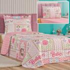 Kit Colcha + Jogo De Cama Lençol Solteiro 4 Peças Ballet