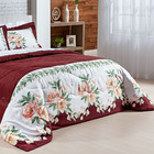 Kit Colcha Astrid Queen Acolchoada Micropercal 200 Fios Pelet