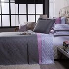 Kit Colcha Atrina Essential Dupla Face Com Lençol Queen 7 Peç