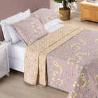 Kit Colcha Ayla Casal King Tecido Dupla Face Microfibra 03 Pe