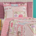 Kit Colcha Bailarina Solteiro Tecido Microfibra Dupla Face Qu