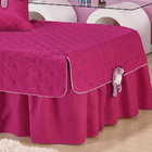 Kit Colcha Boneca Sofie Solteiro 06 Peças C/ Cortina 2 Metros