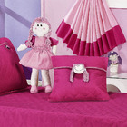 Kit Colcha Boneca Sofie Solteiro 06 Peças C/ Cortina 2 Metros