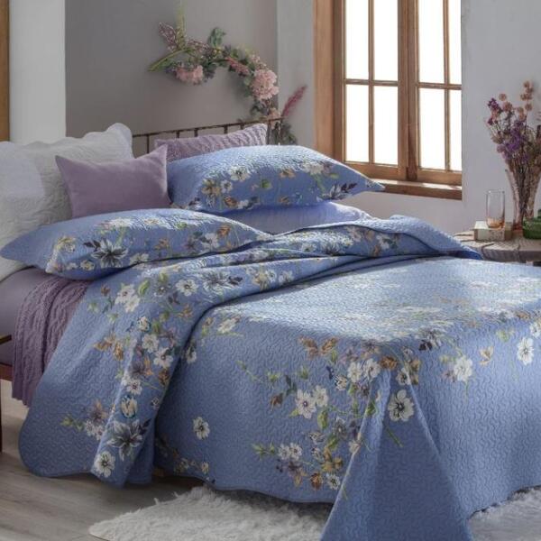 Kit Colcha Boutis King 3 Peças 2,60x2,80m Gaia 2