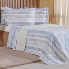 Kit Colcha Casal 200 Fios Estampada New 100% Algodão 220x240c