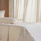 Kit Colcha Casal 3 Pçs Ricamo 300 Fios 100% Algodão 220x240cm