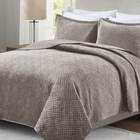 Kit Colcha Casal 3 Peças Veludo Le Mans