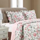 Kit Colcha Casal Bouti Cobre Leito Estampado 3 Peças Floare