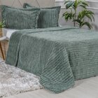 Kit Colcha Casal Luxor Jacquard Toque Pele De Coelho Macio