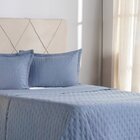 Kit Colcha Casal Miraggio New Soft 220x240cm Azul Cobalt