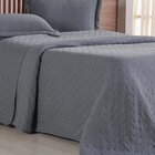 Kit Colcha Casal Miraggio New Soft 220x240cm Grafite