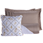 Kit Colcha Casal Padrão 4 Peças Maya Basic Dupla Face Com Alm