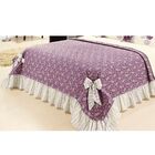Kit Colcha Casal Queen 05 Peças Doce Lar Roxo - Bernadete Casa