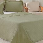 Kit Colcha Casal Santorini New 220x240cm Folha Seca