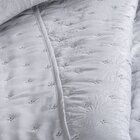 Kit Colcha Casal Sensatti 3d Embossed 220x240cm Cinza Fog