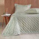 Kit Colcha Casal Sensatti 3d Embossed 220x240cm Verde Alfafa