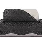 Kit Colcha Cetim Fashion Queen Laus Grafite 240cmx260cm - Sul