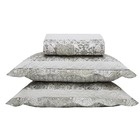 Kit Colcha Cobre Leito  Patchwork Casal Lucca Realce Top