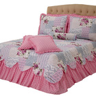 Kit Colcha Cobre Leito Belize Casal Queen 06 Pçs Rosa [f101]