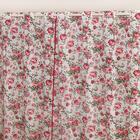 Kit Colcha Cobre Leito Tecido Misto Com Cortina 04 Peças Quee