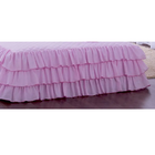 Kit Colcha Com Babado Sofia Casal 4 Peças Deccoralle