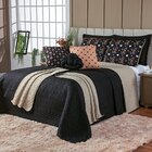 Kit Colcha Golden Love Dupla Face Com Almofadas King 8 Peças