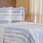 Kit Colcha King 200 Fios Estampada New 100% Algodão 260x280cm